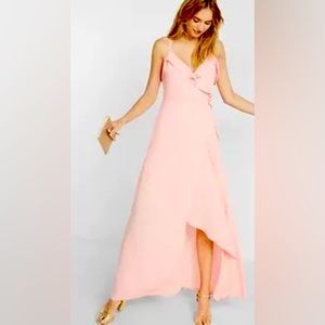 Express Pink Maxi Dress Size 4 👗